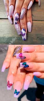 Black And Purple Butterfly Nails Amazing Purple Butterfly Spring Nails Ideas In 2019 Springnails Springnailart In 2020 Butterfly Nail Designs Butterfly Nail Art Spring Nails