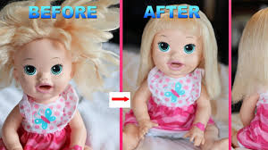 Baby alive play 'n style christina baby doll hair tutorial styling baby alive hair. How To Fix Doll Hair With No Fabric Softner Baby Alive Youtube
