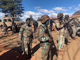 .poured in on the south african national defence force (sandf) being deployed to alleviate traffic and (eff) mp, mbuyiseni ndlozi also had his say in the matter, calling sandf's deployment an. More Than 2000 Sandf Soldiers Deployed To Assist In Covid 19 Lockdown Efforts The Citizen