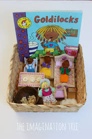 Goldilocks Sensory Storytelling Basket The Imagination Tree Book Baskets Story Sack Early Literacy