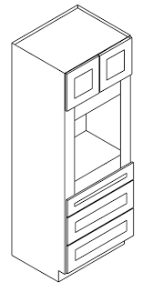 Simple yet elegant, the town series cabinetry combine a classic design with subtle detailing, along with dovetail drawer boxes, full extension soft closing drawers, and soft closing doors. Forevermark Townsquare Grey Oc3384b Oven Cabinet Rta Kitchen Cabinet