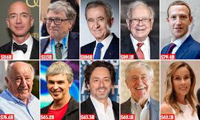 In this regard, the list of world's richest people is subject to change, and billionaires are bound to overtake each other. World S Wealthiest People Got 1 2billion Richer In 2019 Daily Mail Online