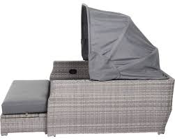 Lounge insel in garten garnituren & sitzgruppen. Loungeinsel Lobos Ii Polyrattan Grau Bei Hornbach Kaufen