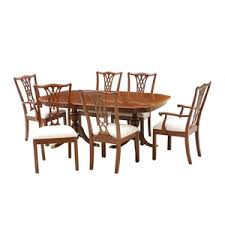 Searching specifically for old ethan allen dining room sets may sometimes mean that you find used sets that need a little tlc. Lot Art Ethan Allen Regent S Park Dining Table And Chairs