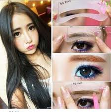 Cetakan Alis Artis Eyebrow Style Rapih Awet Beli Sekali Untuk Selamanya Mudah Digunakan Dapat 3 Model Produk Kecantikan Alis Artis