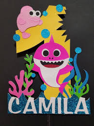 Shark Birthday Baby Shark Cake Topper 1st Birthday Baby Shark Inspired Cake Topper Nowyourecrafting On Instagram A Shark Themed Birthday Party Shark Birthday Party Baby Girl 1st Birthday