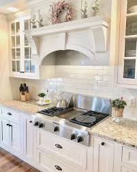 Owners benefited from a brighter, more. Off White Kitchen Cabinets New Venetian Gold Granite Glass Cabinet Doors Sherwin C Antique White Kitchen Antique White Kitchen Cabinets New Kitchen Cabinets