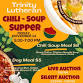Trinity Lutheran Chili Soup Supper & Silent/Live event image