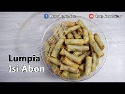 Lumpia Isi Abon Resep Kue Lebaran 2020 Youtube Resep Kue Resep Lumpia Semarang
