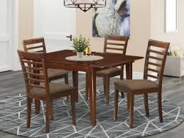 Store and protect your table leaf with the best table leaf storage solution by hagerty. Milan Dinette Kitchen Set Table 36 X 54 With 4 Chairs In Mahogany Finish Sku Mila5 Mah C