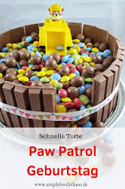 Unsere Paw Patrol Torte Und Weitere Paw Patrol Party Ideen Simplylovelychaos Kindergeburtstag Essen Kita Paw Patrol Geburtstag Kinder Geburtstag Torte