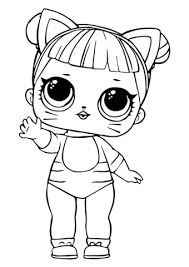 It is a very interesting picture to help your kid color as it focuses. Dog Cat Coloring Page Lol Doll Baby Cat Coloring Page Free Printable Coloring Pages Salim Holliefindlaymusic Com