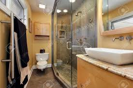 master bath with over counter sink