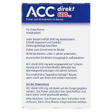 Erfahrungen Zu Acc Direkt 600mg Pulver Zum Einnehmen 10 Stuck Medpex Versandapotheke