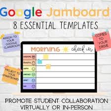 These jamboard ideas and templates can be used in a variety of ways during virtual learning or in the. Google Jamboard Templates By The Restorative Teacher Tpt