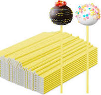 Lollipop Sticks Cake Pop Sticks,300 Pieces Biodegradable Lollipop Sticks - Compostable, Multipurpose, Sky Blue Paper Colored Cake Pop Sticks, Food ...