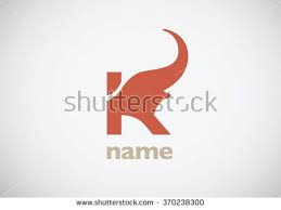 Concept Letter K In Elephant Shape Vector Logo Vector Logo Lettering Elephant