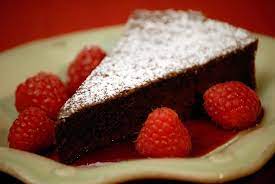 Chocolate Souffle Cake With Raspberry Sauce Chocolate Souffle Cake Cooking Chocolate Chocolate Desserts
