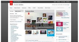 Inside Adobe Homepage Design Sharepoint Design Sharepoint Intranet