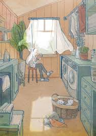 Unique aesthetic background stickers featuring millions of original designs created and sold by independent artists. 23 Anime Kitchen Ideas In 2021 Illustration Art Illustration Art Inspiration