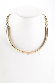 Sarah Magid Gold Tone Ingot Choker Necklace 348 90081869 Ebay Link Choker Necklace Necklace Chokers