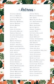 Thank you, Retirees!