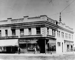 The Huntington Beach Savings Bank Sundbye Department Store And Furnished Rooms Above The Bank Corner Of Main Huntington Beach Ca Surf City Huntington Beach