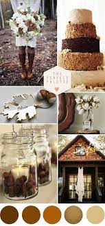 Autumn Acorn Wedding With Rustic Details Acorn Wedding Brown Wedding Wedding Colors
