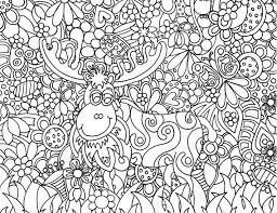 Sticker activity abc over 100 stickers with coloring pages. Art Therapy Coloring Page Christmas Santa Claus S Reindeer 12
