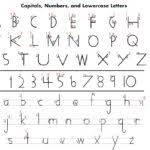 Handwriting Without Tears Letter Formation Charts Manuscript