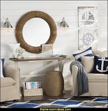 Decorating with seashells combines shell craft ideas with interior design themes using nature. Decorating Theme Bedrooms Maries Manor Nautical Bedroom Ideas Decorating Nautical Style Bedrooms Nautical Decor Nautical Bedding Life Preserver Throw Pillows Nautical Wall Decorations Boat Beds