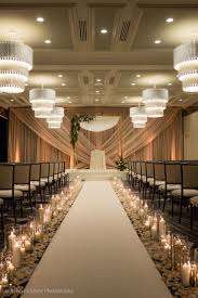 New Year S Eve Wedding At The Gray Hotel Chicago Rebecca Marie Photography Wedding Aisle Decorations Hotel Wedding Ceremony Wedding Aisle