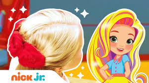 How To Make A Rose Updo Hairstyle Tutorial Sunny Day S Style Files Nick Jr Youtube