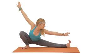 Picture Of Half Squat Pose Asana Yoga Poses Poses Side Lunges