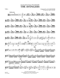 Download The Avengers Main Theme Viola Sheet Music By Alan Silvestri Sheet Music Plus Viola Sheet Music Orchestra Music Digital Sheet Music