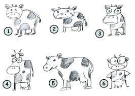 Color the cow using dark gray, orange, pink, and black colors. Cartoon Cow Drawing At Paintingvalley Com Explore Collection Of Cartoon Cow Drawing