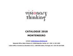 .opps itu cikgu dulu2 tuu. Visionary Thinking Catalogue Montenegro 2018 By Dragan Petrovic Issuu