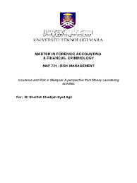 The status of the cases. Insurance And Risk In Malaysia A Perspective From Money Laundering Activities Money Laundering Insurance