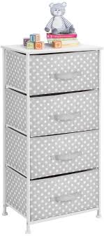 We did not find results for: Amazon Com Mdesign Tall Vertical Dresser Storage Tower 4 Drawers Sturdy Steel Frame Wood Top Easy Pull Fabric Bins Multi Bin Organizer For Child Kids Bedroom Or Nursery 37 H