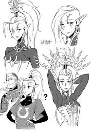 She walked many paths, from that of dancer to warlock to warrior. Yvraine Art