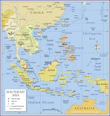 Map Of South East Asia Nations Online Project