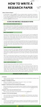 The main portion of your essay will consist of arguments for support and. How To Write A Research Paper In English 4 Simple Steps 7esl