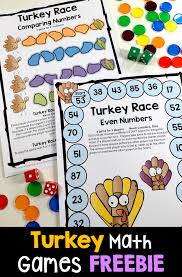 Freebie Turkey Math Games Thanksgiving Math Activity Thanksgiving Math Activities Thanksgiving Math Turkey Math Games