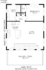 garage living plan 40897 modern style