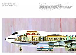 A Diagram Showing The Interior Of The Sas Boeing 747 Boeing 747 Boeing Scandinavian Airlines System