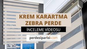 Stor perdeler hem fon perde olarak hem de tül perde olarak farklı kumaşlardan üretildikleri gibi bu iki perdenin tek bir mekanizma ile birleştirildiği akıllı peki stor perdelerin temizliği nasıl yapılmalı? Krem Karartma Zebra Perde Perdesiparisi Com Youtube