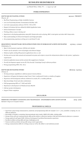 Feb 05, 2021 · with all the above insights, you should be well on your way to securing that dream internship, without an atom of doubt that you can be absolutely sure of. Software Developer Intern Resume Sample Mintresume