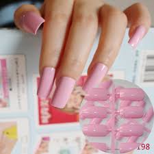 Make sure the nails fit comfortably over your real nail, and use a file to shape the bottom edges if necessary. 24pcs Flat Ultra Long Acrylic Nail Tips Princess Pink Fake Nails Full Wrap Finger Press On Nails Easily Diy 198l Wish