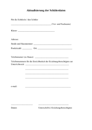 Eine medizinische schweigepflichtsentbindung entbindet ärzte von ihrer pflicht, gegenüber dritten zu schweigen. Formulare Notker Schule Memmingen