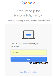 I recommend hitting up your account settings and setting up a new recovery phone number and email address—and change your security question, in case you forgot. How To Recover Gmail Password Without Recovery Information Premiuminfo